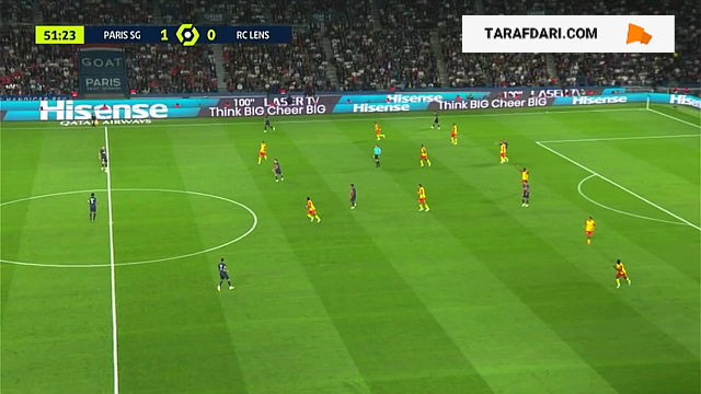 گل کیلیان ام باپه به لانس (پاری سن ژرمن 2-0 لانس)