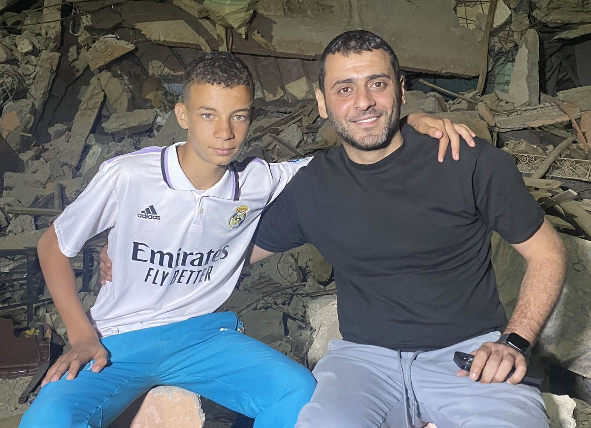 عبدالرحیم پسر مراکشی در زلزله مراکش