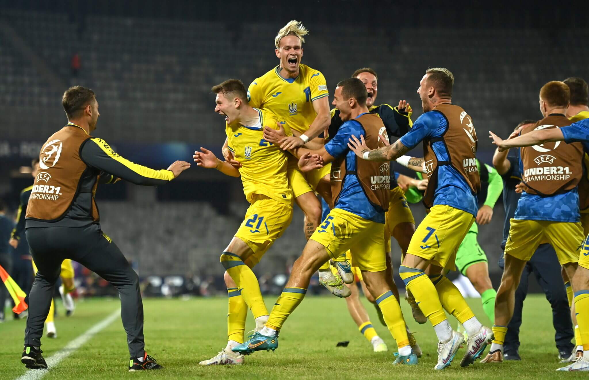 مودریک در تیم ملی زیر 21 سال اوکراین